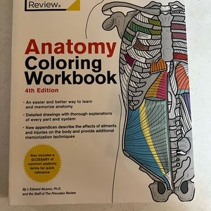 Anatomy and Physiology Textbook and Coloring book